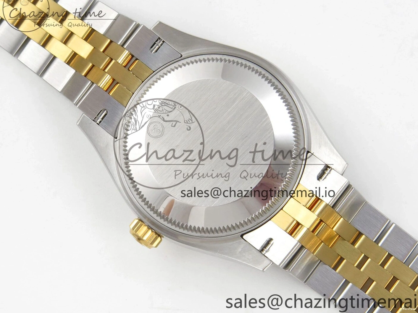 MiroTime 0207 Effortless DateJust 31 278383RBR THBF 1:1 Best Edition 904L Steel Brown Diamonds Dial Diamonds Bezel on SS YG Jubilee Bracelet HZ Cal. 10